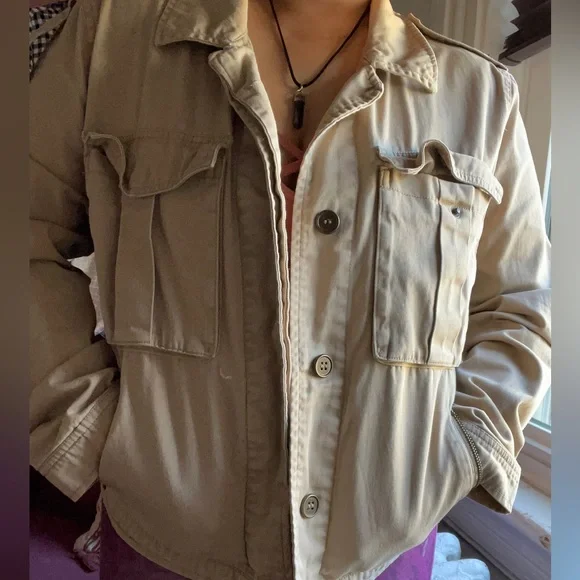 Forever 21 khaki jacket outlet